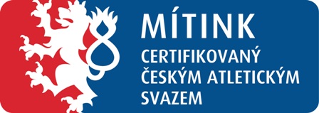 Mítink certifikovaný českým atletickým svazem